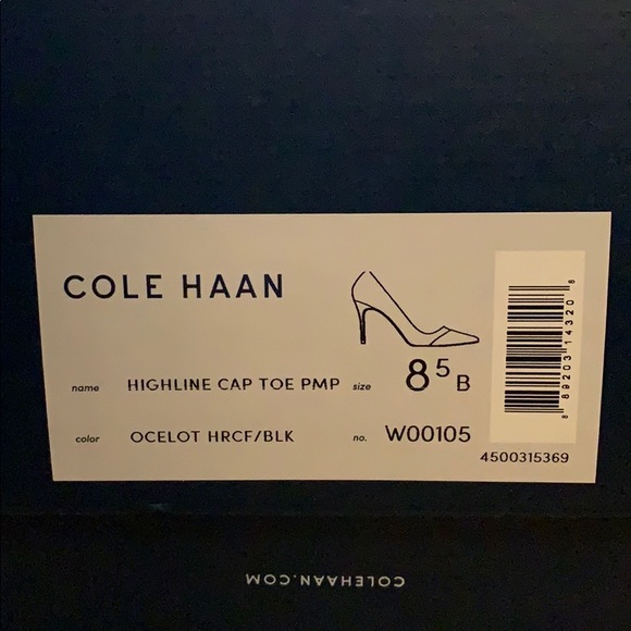 NEW Cole Haan Highline Cap Toe High Heel Calf Hair - Picture 16 of 16